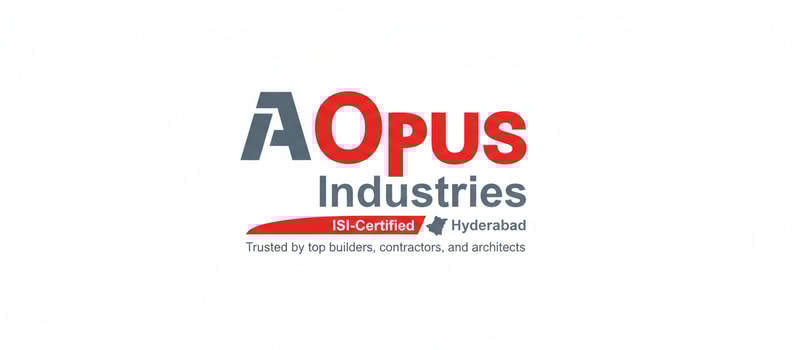 “ISI-certified AAC blocks manufactured by Opus Industries in Hyderabad. Trusted by top builders, contractors, and architects across Telangana and Andhra Pradesh.”

generate a logo