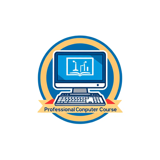 Professional logo design. face cover page create 
content- "Professional Computer Course এ ভর্তি চলছে। 
সকাল ও সন্ধ্যাকালীন ক্লাস ও প্রাকটিস এর জন্য আলাদা সময়।
কোর্সমা ফি মাত্র 2,999/- টাকায় "
with computer and keyboard logo