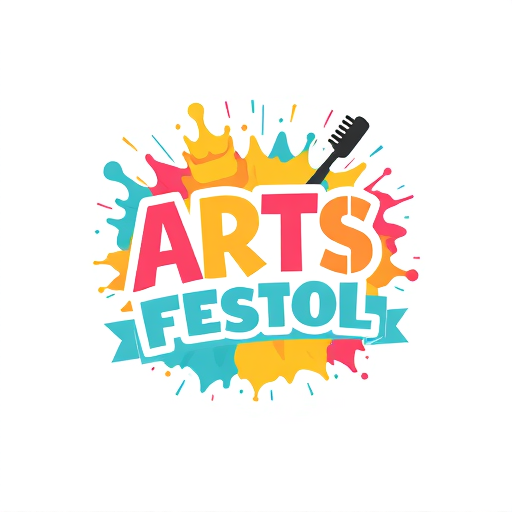 Professional logo design. arts fest for school