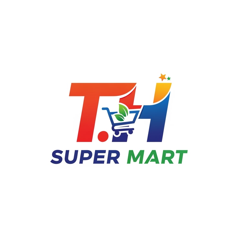 T.H super mart logo