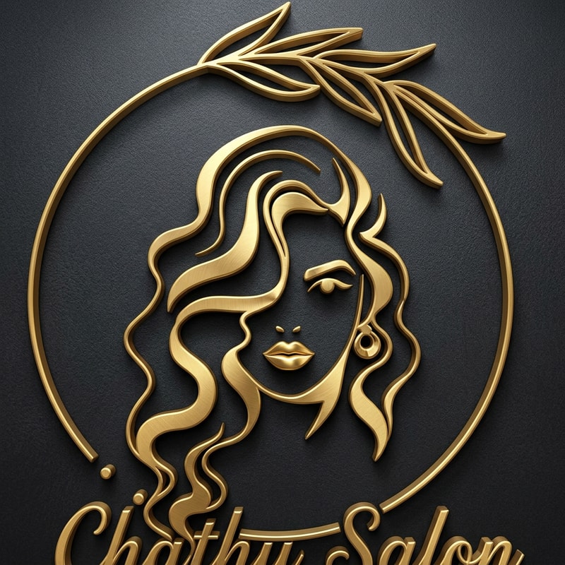Chathu salon logo 3D