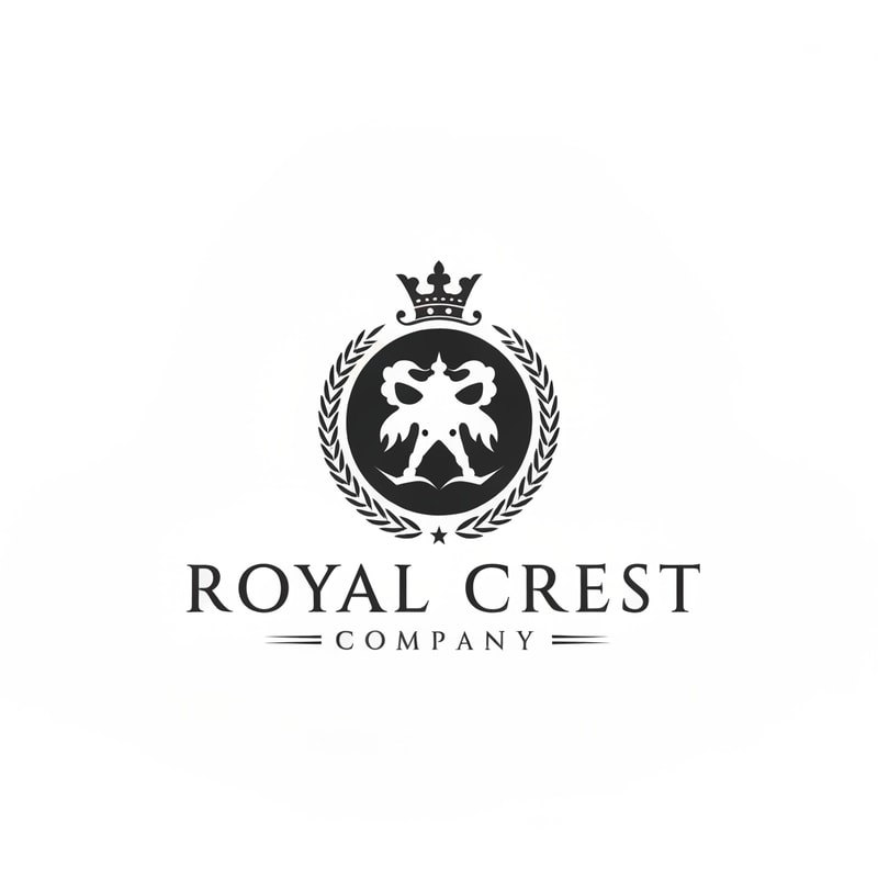 create a logo for my "Royal Crest" Company