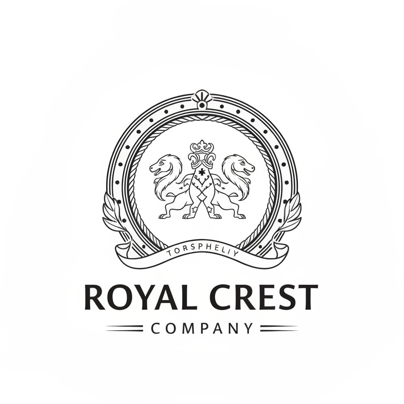 create a logo for my "Royal Crest" Company