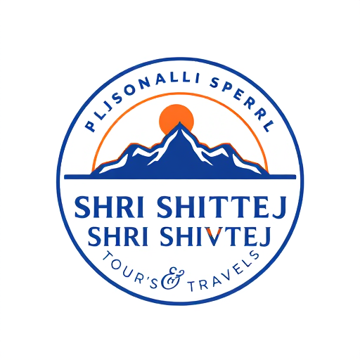 Professional logo design. ST MAIN TENST SHRI SHIVTEJ TOUR'S & TRAVELS ,round shape in text shree shivtej up side & tour's & travels dowun side