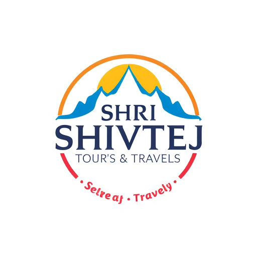 Professional logo design. SHRI SHIVTEJ TOUR'S & TRAVELS ,round shape in text shree shivtej up side & tour's & travels dowun side
