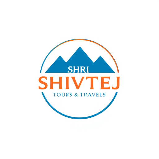 Professional logo design. SHRI SHIVTEJ TOUR'S & TRAVELS ,round shape in text shree shivtej up side & tour's & travels dowun side