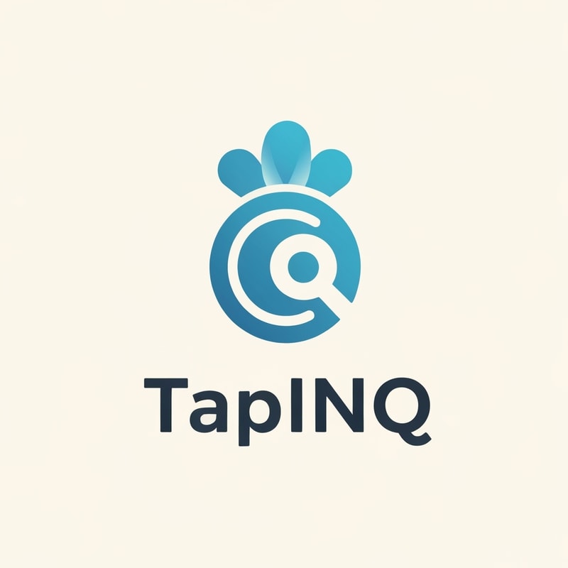 A logo for my queue management system, "TapINQ"