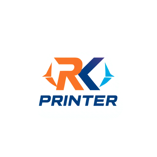 Professional logo design. Rk Printer's
