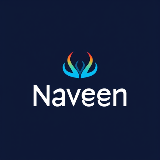 Professional logo design. create logo with the name naveen