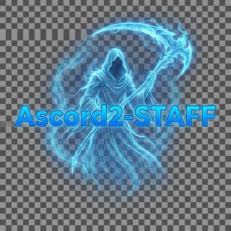 Szerkeszd át nekem másra. Legyen pl: Ascord2-STAFF és a felirat mögött legyen 1 kék phantom kék kaszával effektel