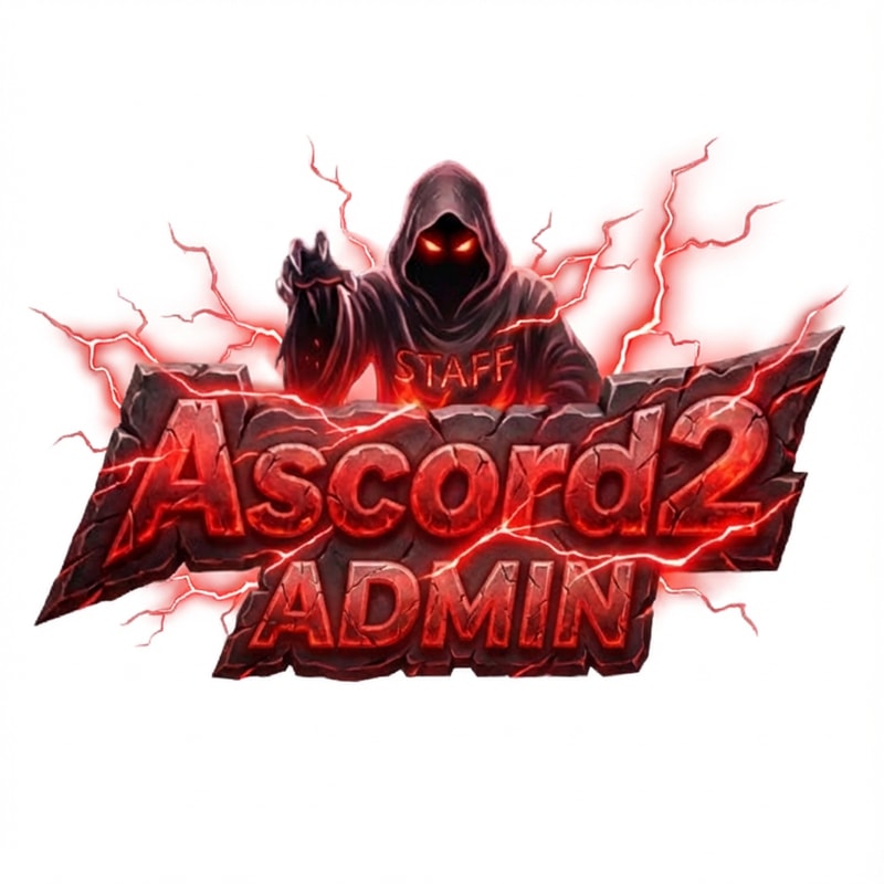 Szerkeszd át. Ascord ADMIN feliratra. phantom maradhat piros szemmel a kasza tünjön el. Illetve legyen körülöte piros villámok. Piros szín mardhat. illeve a phanom ruházatba gravirozd bele a STAFF szót. Villám csak a felirat és a kaszás körül legyen.