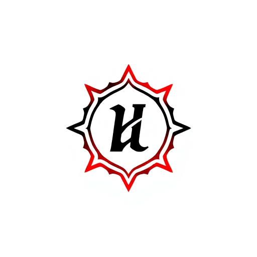 Professional logo design. "ВЕРСИЯ" логотип по центру, в черно-красной цветовой гамме, надпись сделана из нот