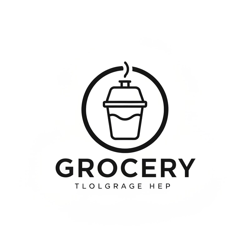 Grocery of logo with icon
