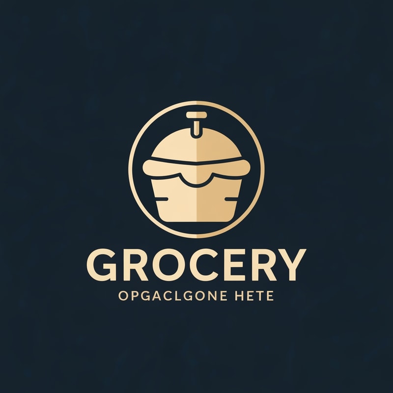 Grocery of logo with icon