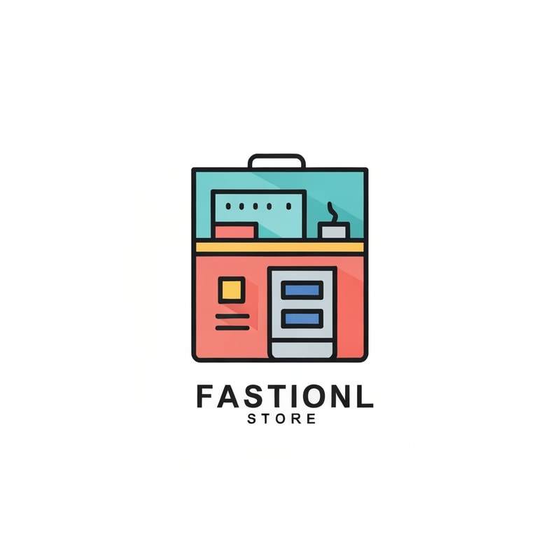 Fastion store use icone logo colorfull