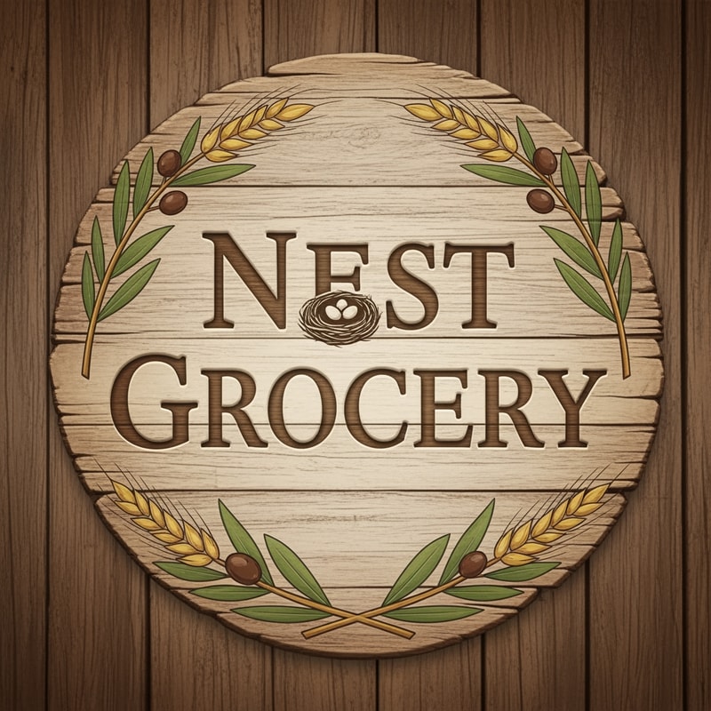 Nest grocery logo