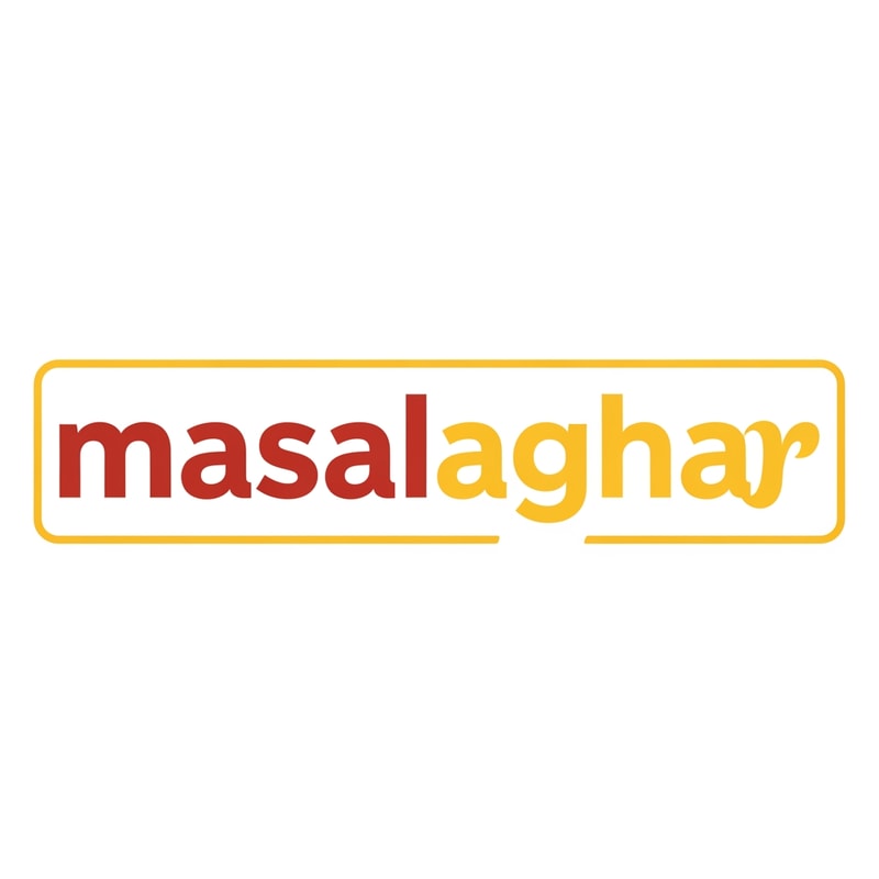 masalaghar logo like blinkit font end color