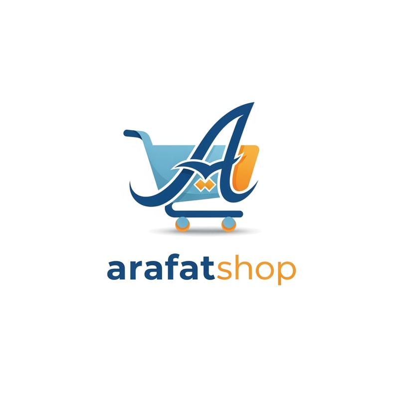 arafatshop of ecommerce logo unique