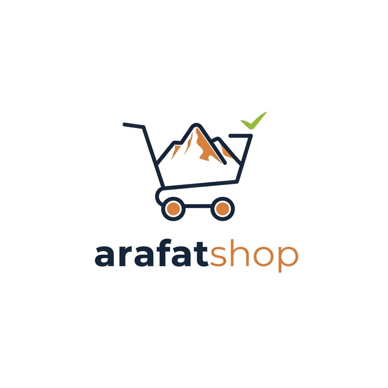 arafatshop of ecommerce logo unique