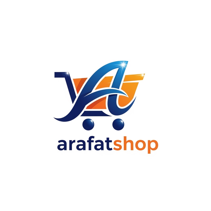 arafatshop of ecommerce logo unique