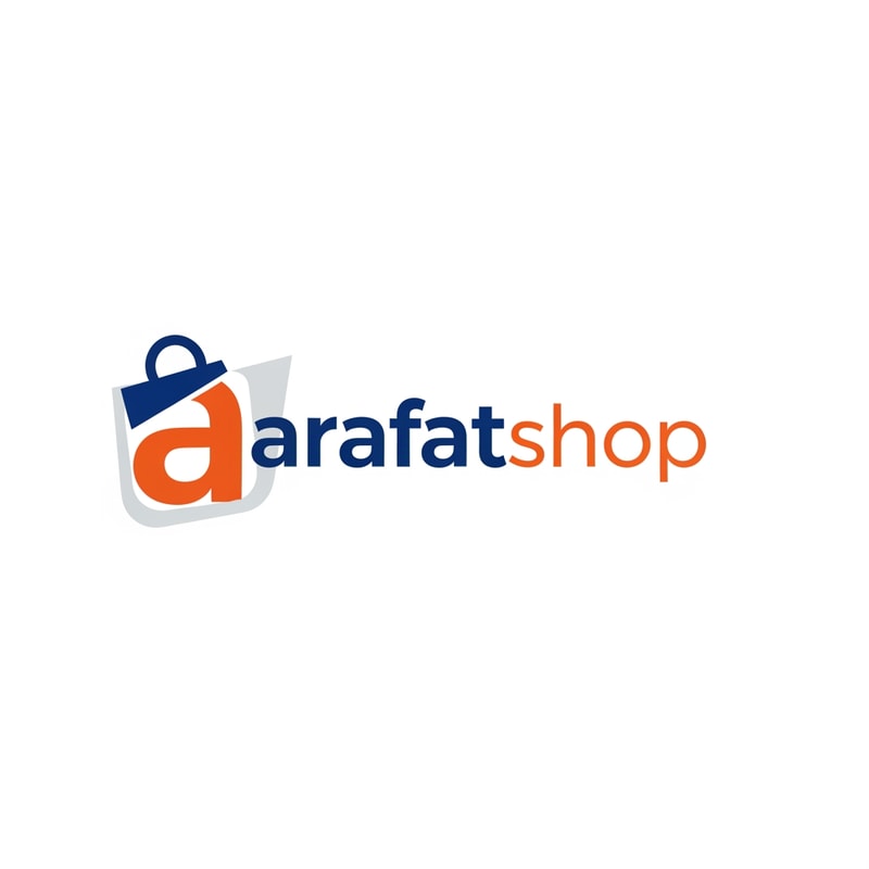 arafatshop of ecommerce shopping logo in unique style & icone unique