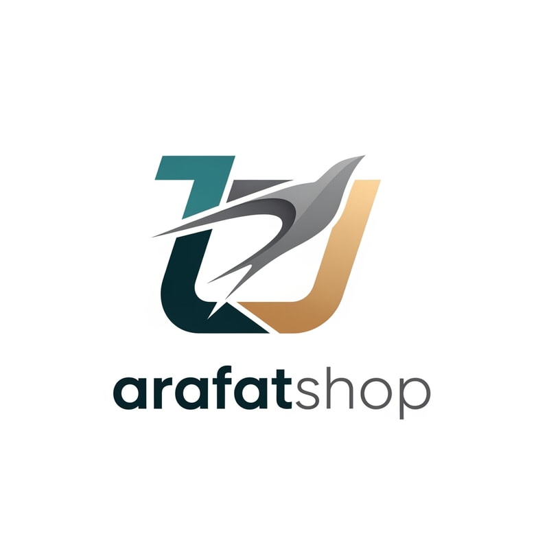 arafatshop of ecommerce logo in new look deferent style use only icone