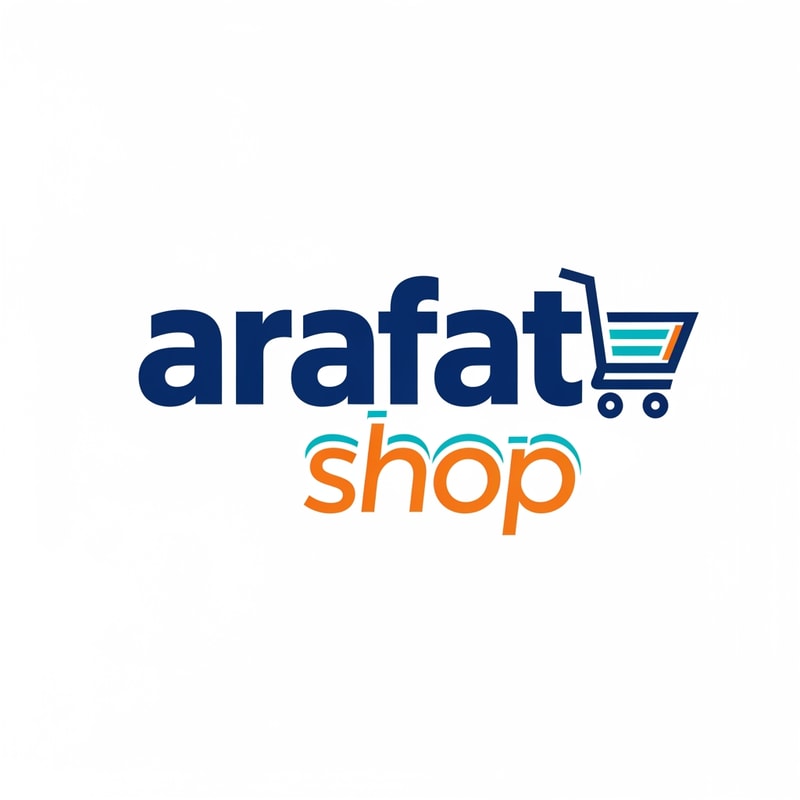 arafatshop of ecommerce logo in new look deferent style bold