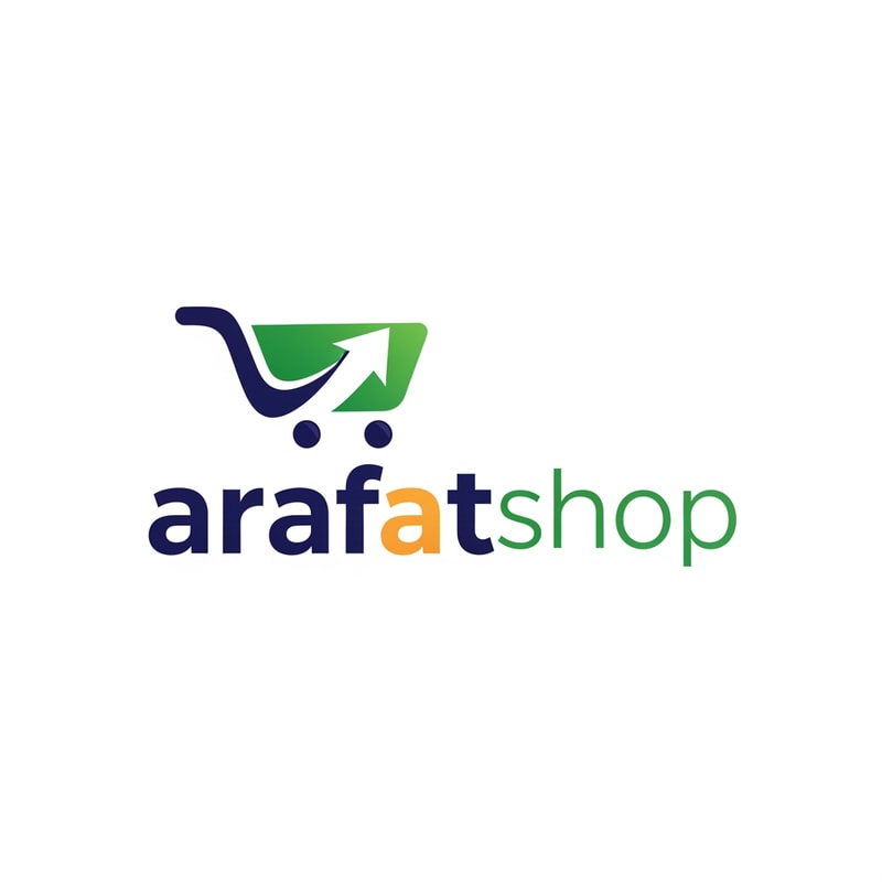 arafatshop of ecommerce shopping logo in unique style & icone unique