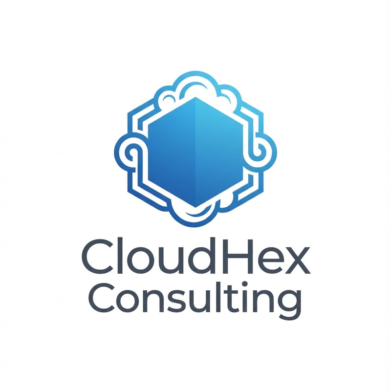 Match the style of the reference image and create: cloudhexconsulting logo only icone something deferent