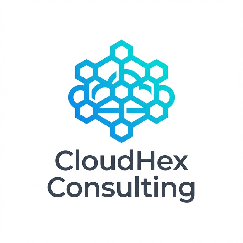 Match the style of the reference image and create: cloudhexconsulting logo only icone something deferent