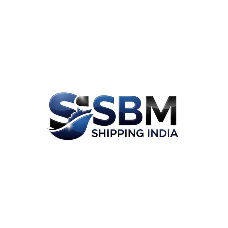 SBM of logo blue and black in unique shipping india