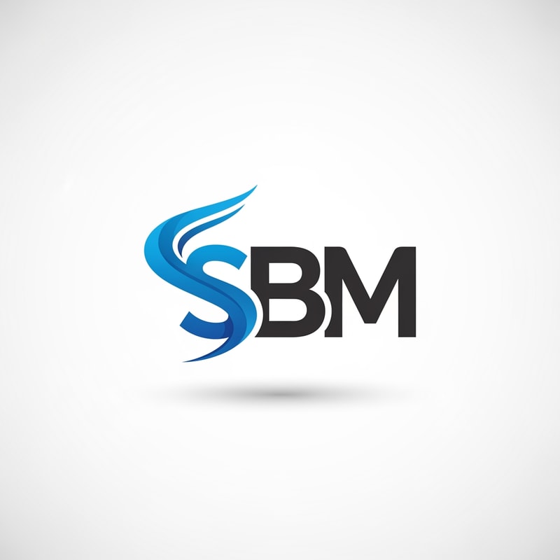 SBM of logo blue and black in new style