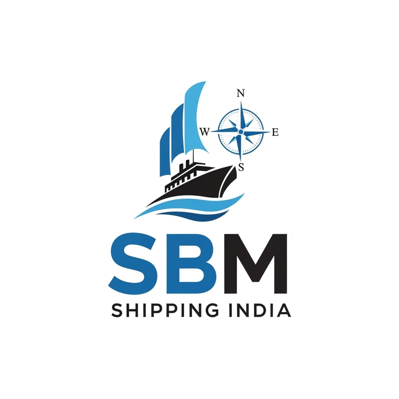 SBM of logo blue and black in unique shipping india