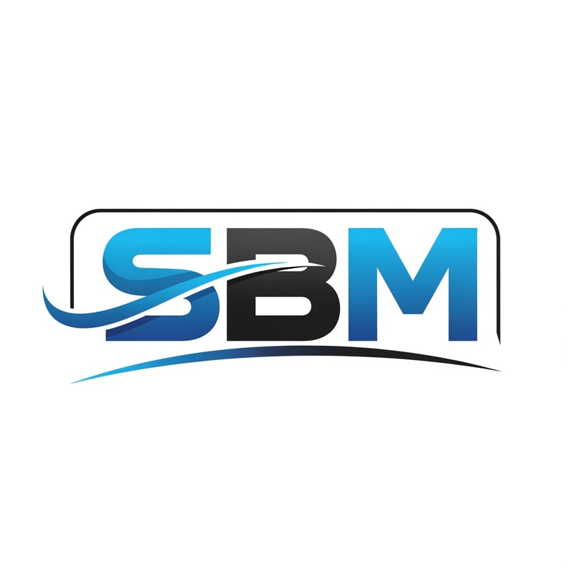 SBM of logo blue and black