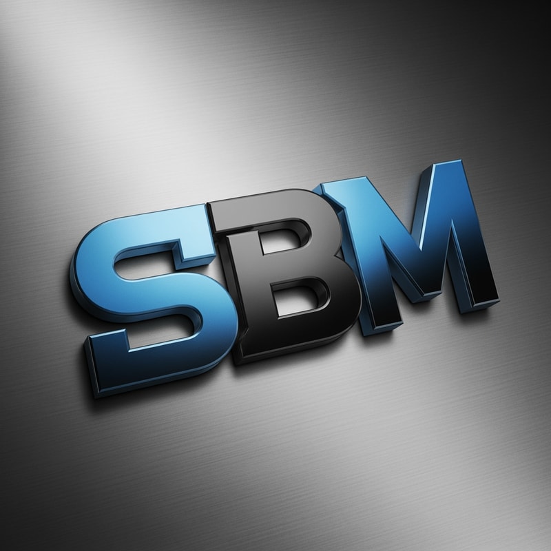 SBM of logo blue and black