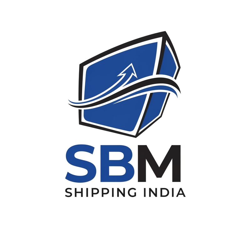 SBM of logo blue and black shipping india in new style
