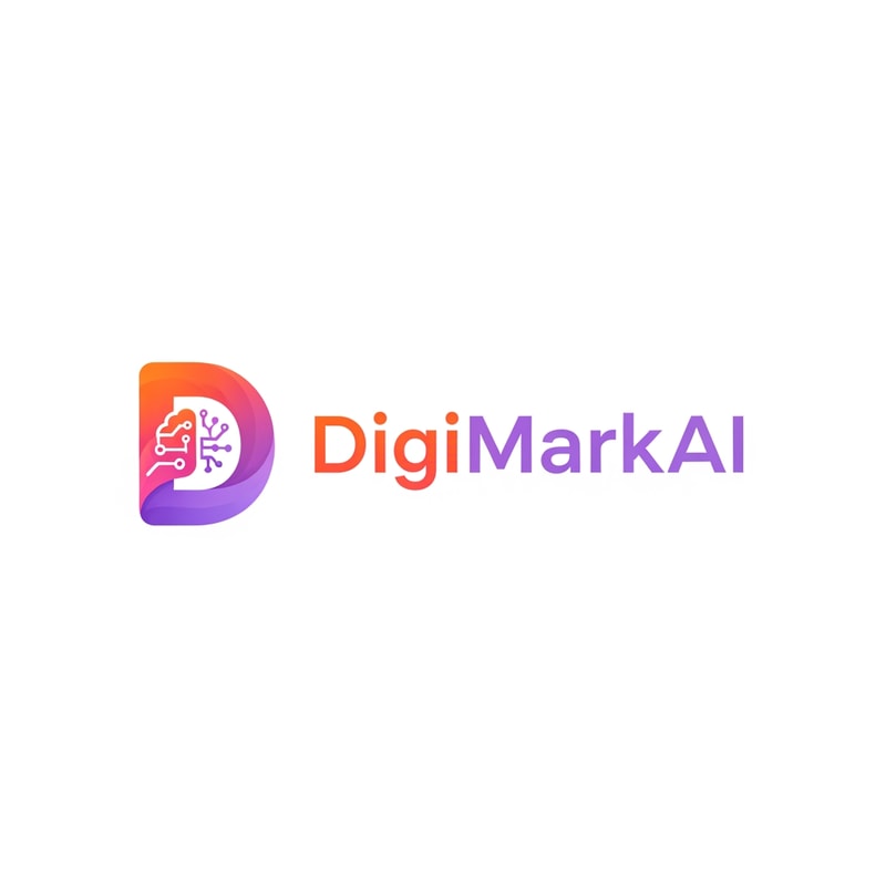 digimarkai logo of digital marketing color is #f67b56 & #c996d1