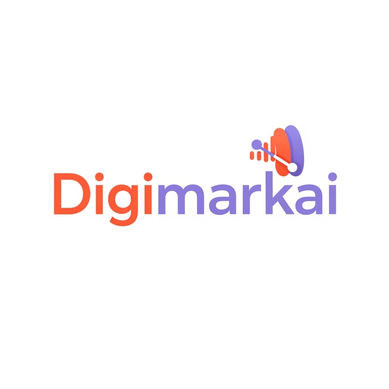 digimarkai logo of digital marketing color is #f67b56 & #c996d1