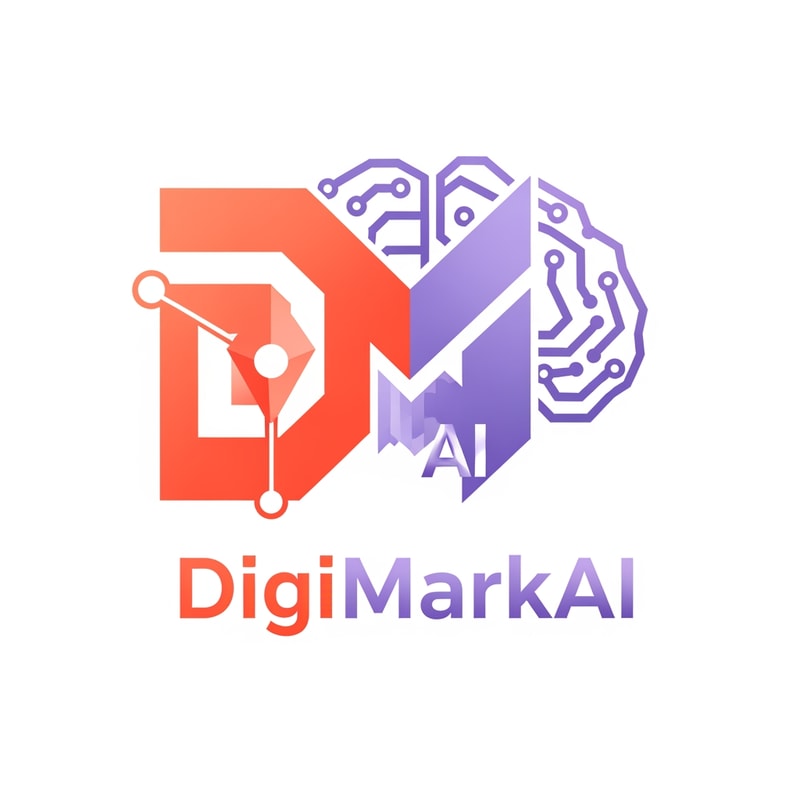 digimarkai logo of digital marketing color is #f67b56 & #c996d1