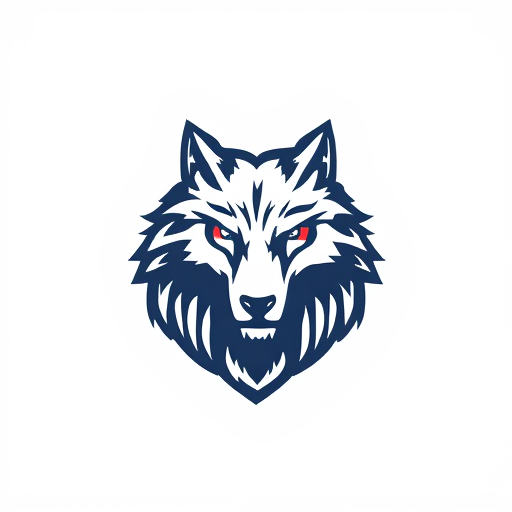 Professional logo design. create the logo company name EFÇ tekstil with wolf symbol unique
