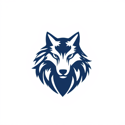 Professional logo design. create the logo company name EFÇ tekstil with wolf symbol unique