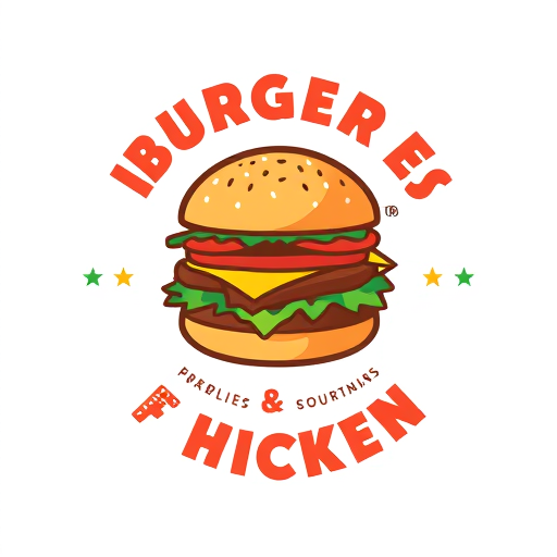 Professional logo design. BURGER`S & CHICKEN