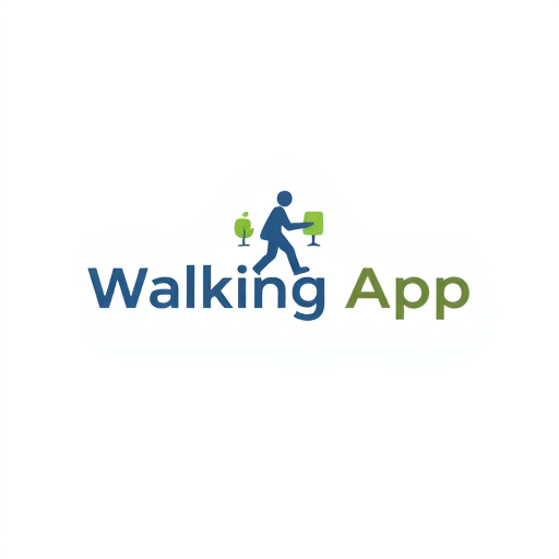 Professional logo design. walking app logo