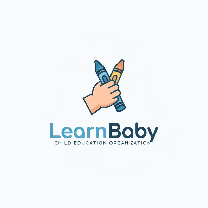 Create a logo for Child Education Organization Named by LearnBaby , Logo will be minimalist,modern,proffesional,Catchy,Bluish Color tone.use a similer icon which belongs to child education
