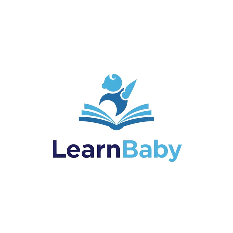 Create a logo for Child Education Organization Named by LearnBaby , Logo will be simple,minimalist,modern,proffesional,Catchy,Bluish Color tone.use a similer icon which belongs to child education