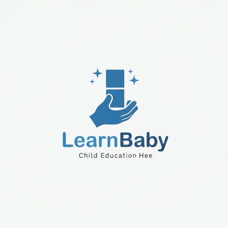 Create a logo for Child Education Organization Named by LearnBaby , Logo will be simple,minimalist,modern,proffesional,Catchy,Bluish Color tone.use a similer icon which belongs to child education