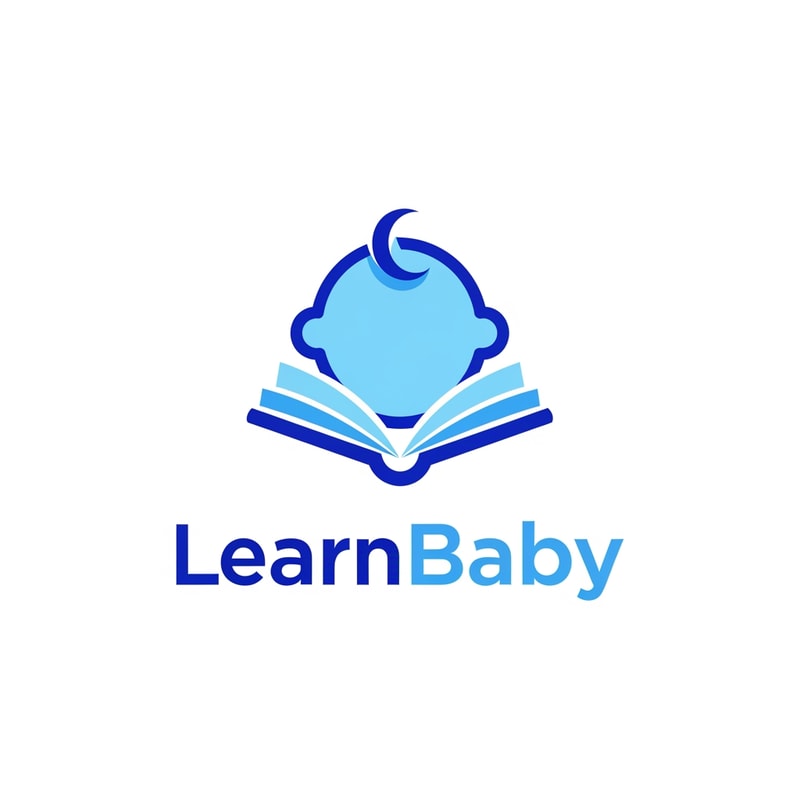 Create a logo for Child Education Center Named by LearnBaby , Logo will be simple,minimalist,modern,proffesional,Catchy,Bluish Color tone.use a similer icon which belongs to child education