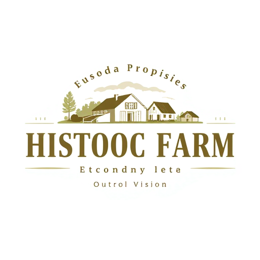 Professional logo design. Historic Farm