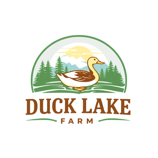 Professional logo design. Duck Lake Farm