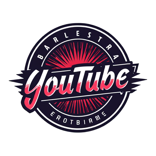Professional logo design. logo de canal de youtube de covers de bajo electrico, estilo retro